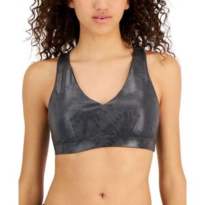 Ideology Womens Activewear Spiral Strappy Back Low Impact Sports Bra Medium